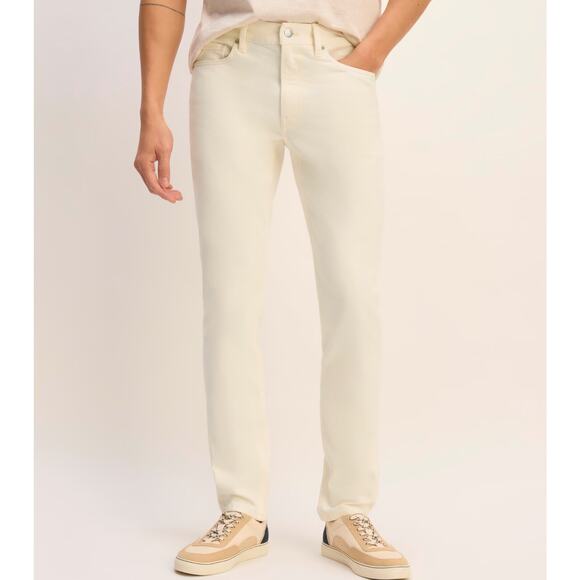 NWOT Everlane The Organic Cotton Slim-Fit Jean In Calico Ecru Size 40x32 - Picture 2 of 9